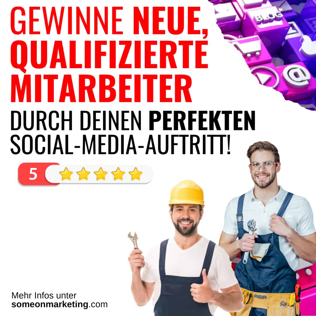someonmarketing® | Die Social-Media-Agentur für inhabergeführte Handwerksbetriebe.