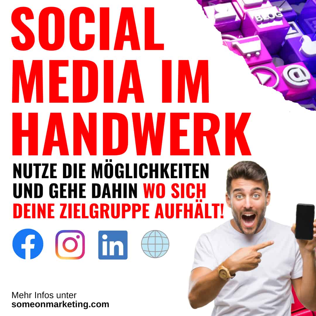 someonmarketing® | Die Social-Media-Agentur für inhabergeführte Handwerksbetriebe.